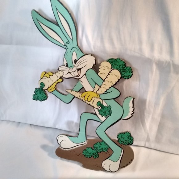 1977 Looney Tunes Bugs Bunny Wall Hanging - Picture 1 of 3